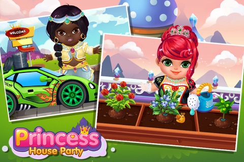 Princess Palace Party Salon - Play House Girls Games screenshot 4