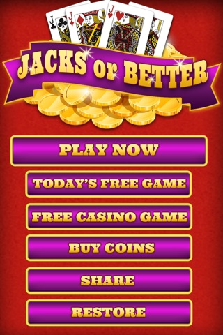 `` A Vegas Casino Jacks Or Better Video Poker screenshot 2