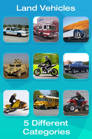 Vehicles for Kids with Best Flashcards Game and Top Fun for Babies, Toddlers or Preschool screenshot 4