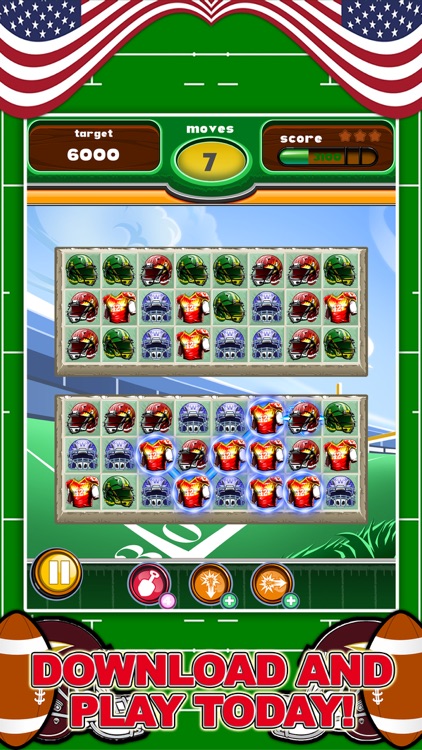 American Football Game by Puzzle Picks Match 3 Games FREE screenshot-4