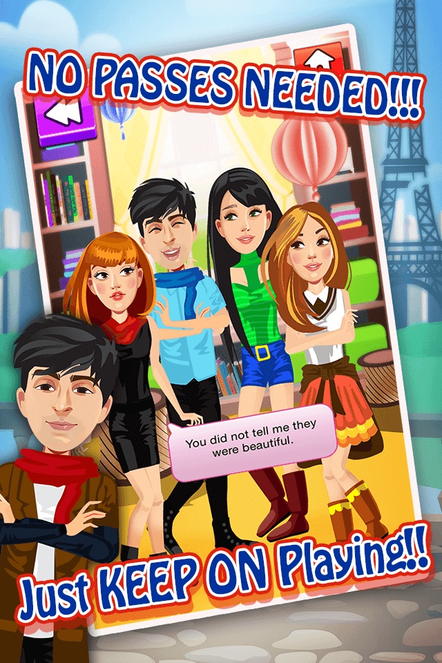 My Teen Life High School Paris Adventure Episode Story - Challenging Interactive Gossip Game FREE screenshot 3