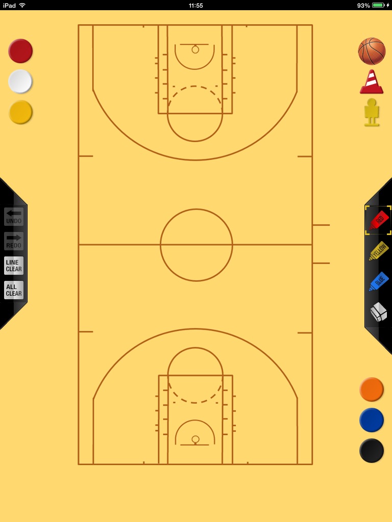 バスケットボール作戦盤　無料版 screenshot 2