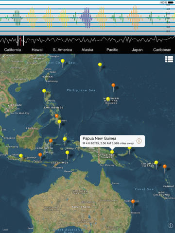 Screenshot #6 pour Quakes - Earthquake Notifications