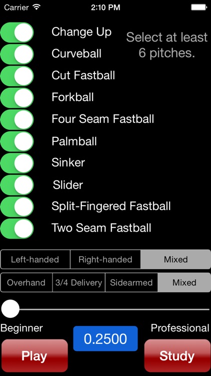Pitch Grips - A Training App screenshot-0