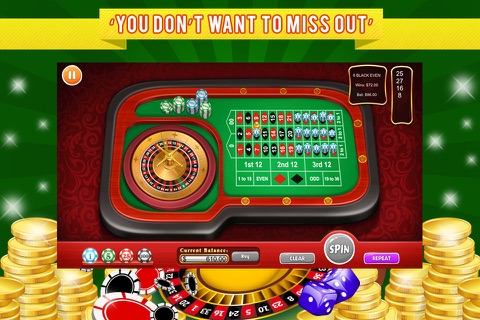 Euro Roulette FREE - European Table! screenshot 3