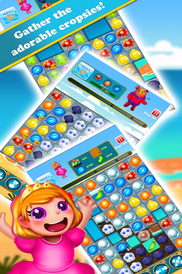 Magic Fruit Mania - 3 match puzzle crush game screenshot 3