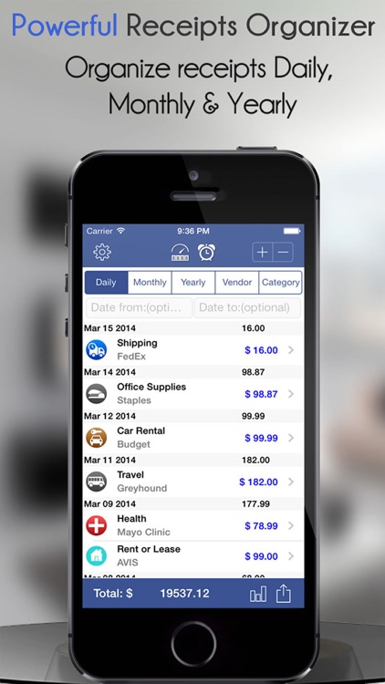 Receipt Scanner 2 - For Expense Reports