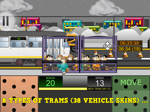 Tram Simulator 2D Premium - City Train Driver - Virtual Pocket Rail Driving Game на iPad