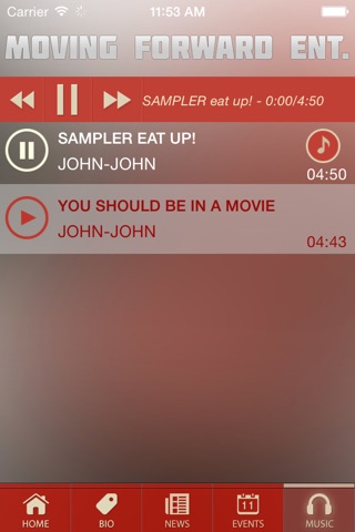 JOHN-JOHN Music screenshot 4