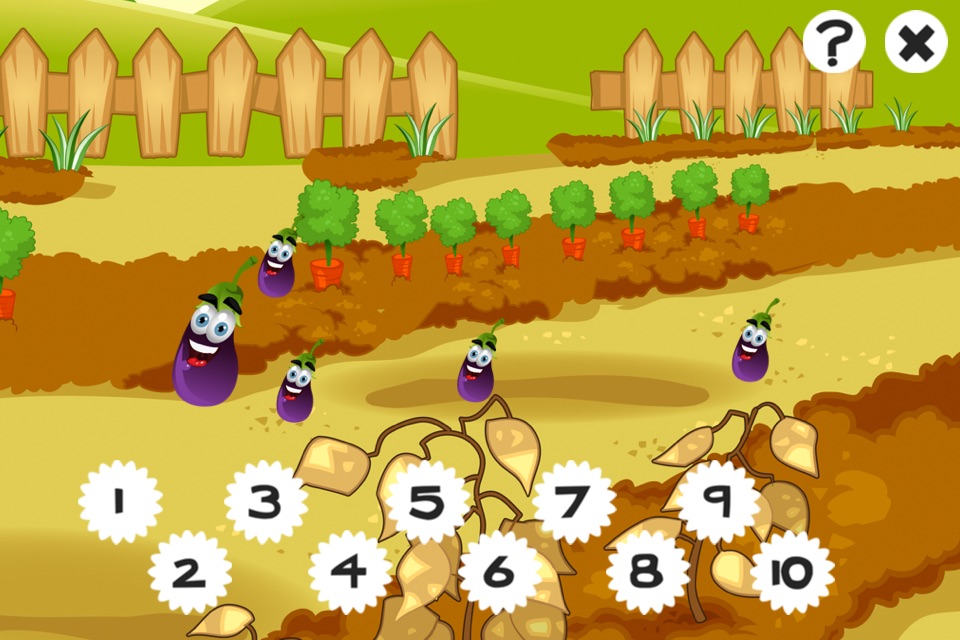A Garden Counting game for children: Learn to count the numbers 1-10 screenshot 3