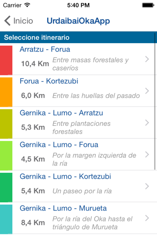 Urdaibai Oka App screenshot 2