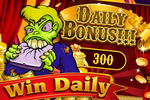 Zombie Scary Ghost Mansion Casino Vegas Slots Free screenshot 2