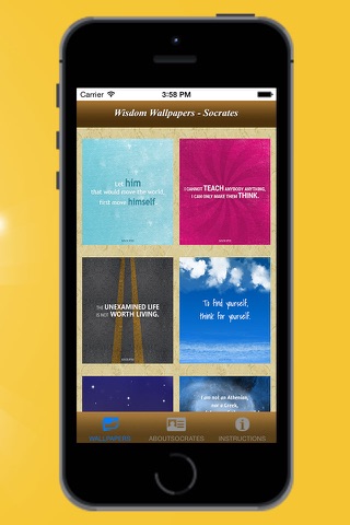 Wishdom Wallpapers-Socrates screenshot 2