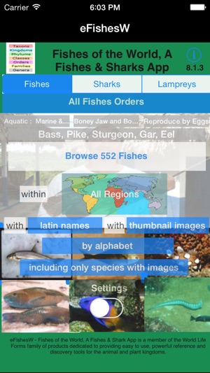 Fishes & Sharks of the World - A Fishes App(圖1)-速報App