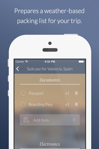 Travel Butler - Vacation Trip Planner with Weather Forecast & Packing List screenshot 3