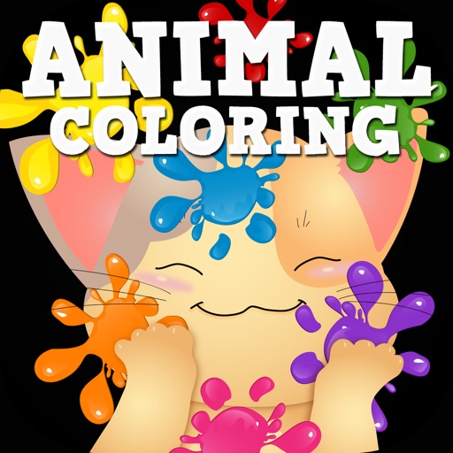 Animal Coloring Painting Drawing Sketch Book for kids by PIGGYBUNNY