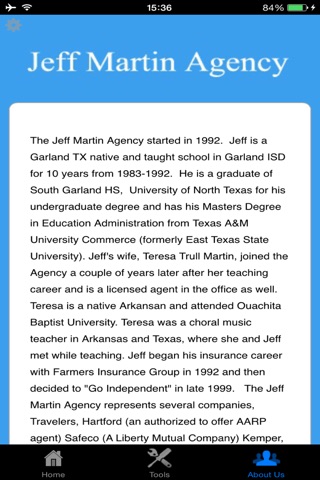 Jeff Martin Insurance screenshot 2