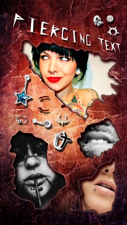 Piercing & Tattoo Booth FREE - Add Virtual Piercings & Tattoos to make body art inked or pierced