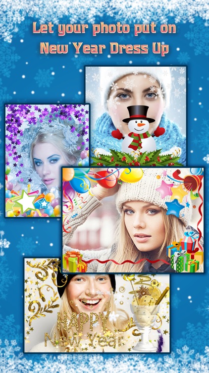 New Year Makeup Pro - Visage Camera to Place Holiday Stickers onto Face Photos