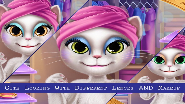 Free Cat Spa - Make Over - Make Up and Dress Up screenshot-3