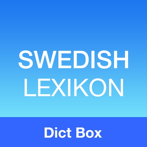 Swedish English Dictionary Box + Wordbook & Translator iOS App