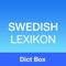 Swedish English Dictionary Box + Wordbook & Translator