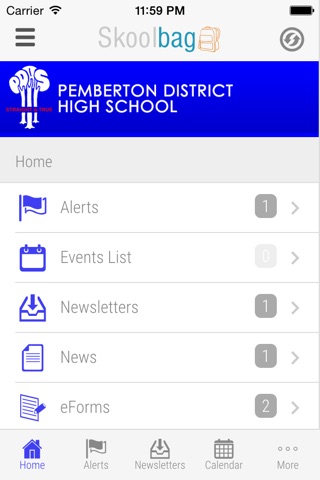 Pemberton District High School - Skoolbag screenshot 3