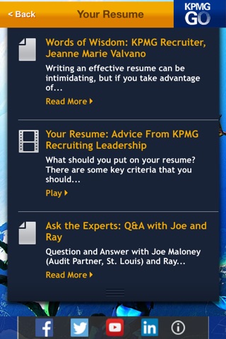 KPMG GO screenshot 2