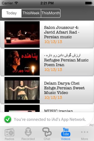 Farsi Radio screenshot 2