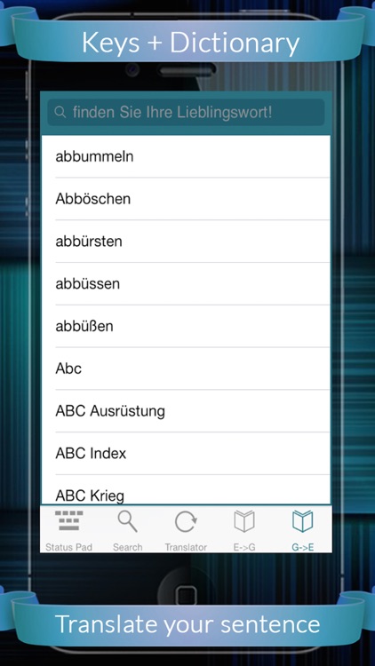 German Eng Dic + Keys (English to German & German to English)