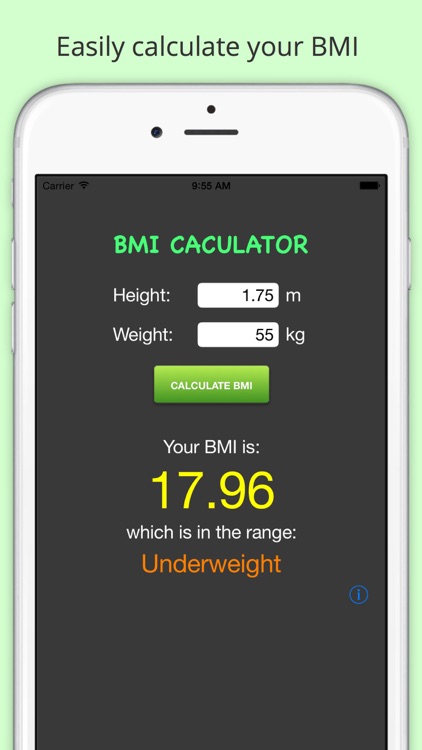 BMI Calculator - Body Mass Index Calculation