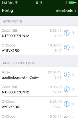 iCody WiFi Barcode Scanner screenshot 4