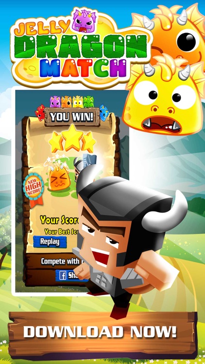 Jelly Dragon Pop - Castle Blitz Match 3 Puzzle Game screenshot-4