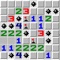 Classic Minesweeper game with standard game rules