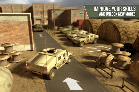 3D Trucker Simulator Free - Army Tank, Truck and Plane Parking Game screenshot 4