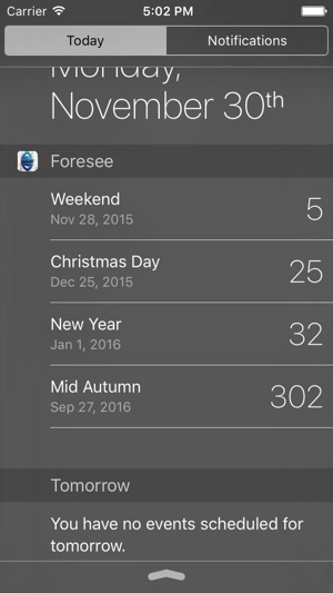 Foresee - Personal Event Manager(圖5)-速報App