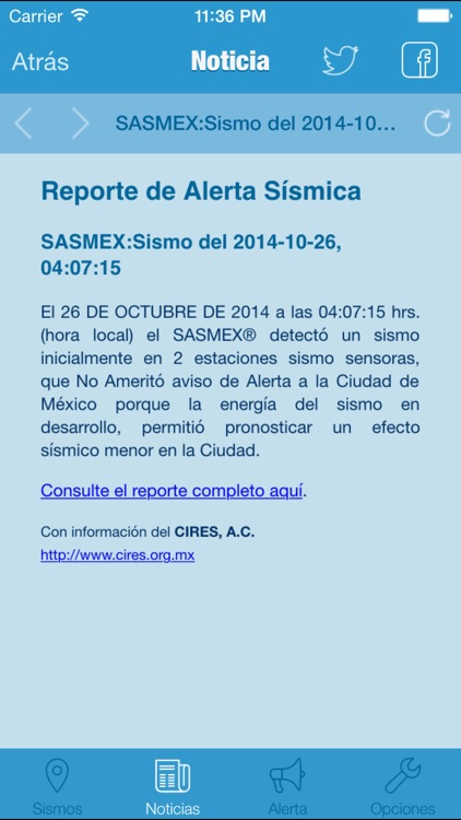 Alerta Sísmica DF screenshot-3