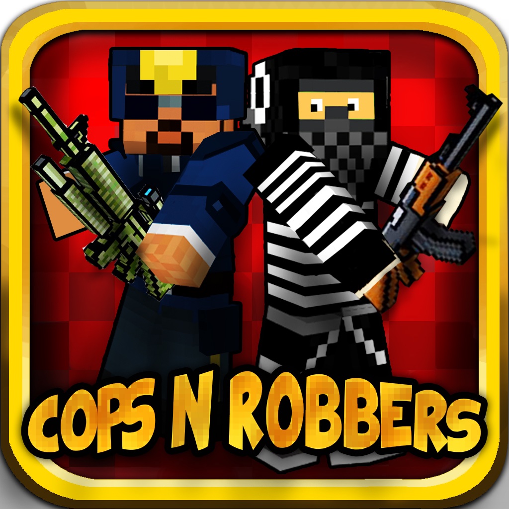 Cops and Robbers- London Prison Escape Mc Multiplayer Block Shooter 3D game icon