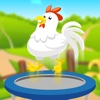 Chicken Farm Jump: Worm Warrior Heroes Pro
