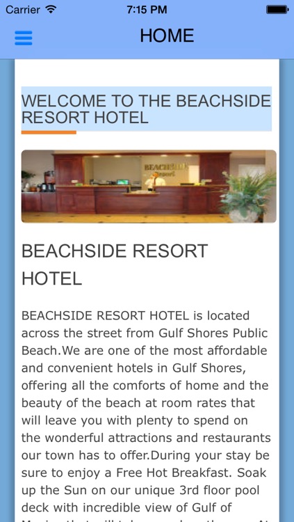 BEACHSIDE RESORT