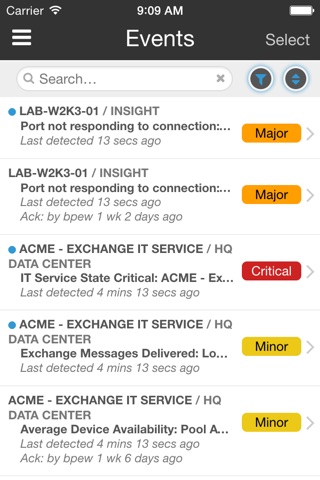 ScienceLogic EM7 Mobile Access screenshot 3