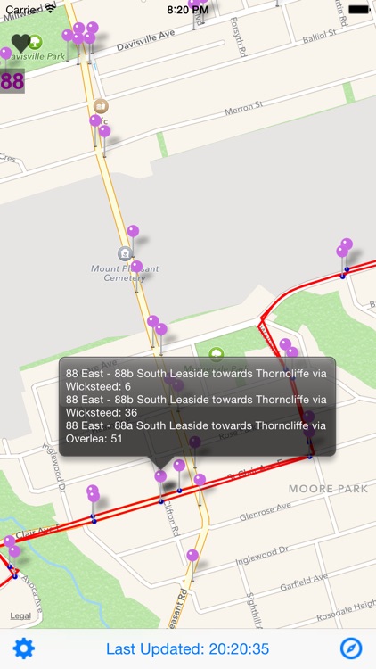 TOR Next Bus screenshot-3