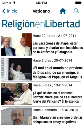 Religión en Libertad screenshot 2