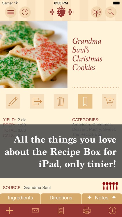 The Recipe Box To Go — Your Pocket, Your Recipes screenshot-0