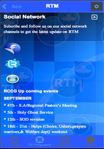 RTM Mobile TV screenshot 3