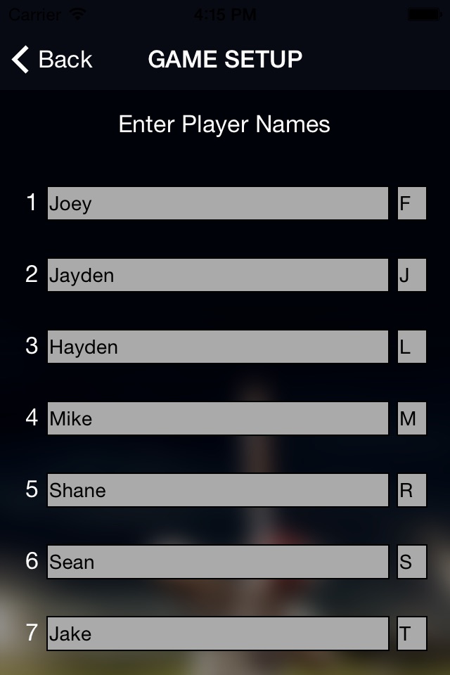 Lineup Buddy screenshot 2