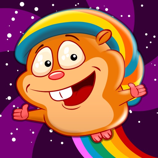 Rainbow Hamster Icon