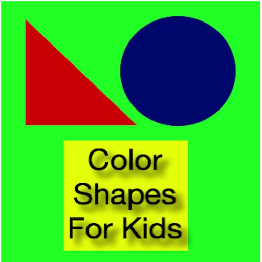 Color Shapes For Kids iOS App