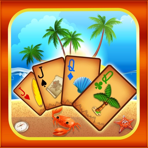 Beach Island Tri Tower Pyramid Solitaire iOS App