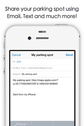 iCarFind - Save, Find & Share your parking spot screenshot 3